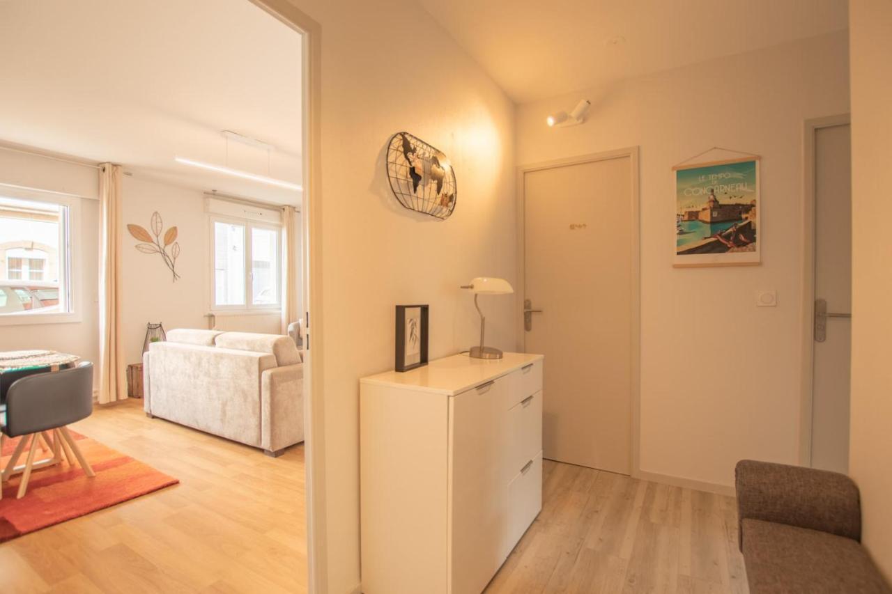 Appartement Hyper Centre Avec Garage Prive Конкарно Экстерьер фото